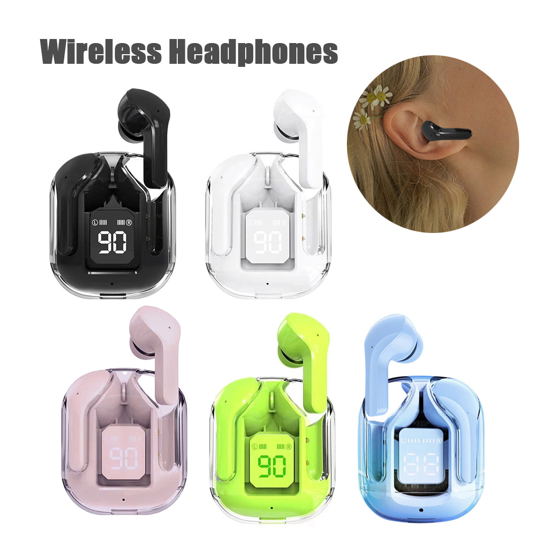 Bluetooth Wireless Earbuds with Digital Display