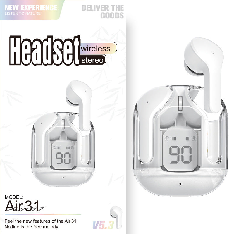 Bluetooth Wireless Earbuds with Digital Display