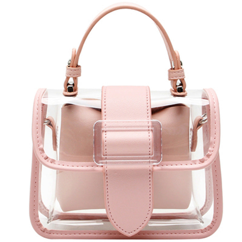 Ladies pvc transparent bag