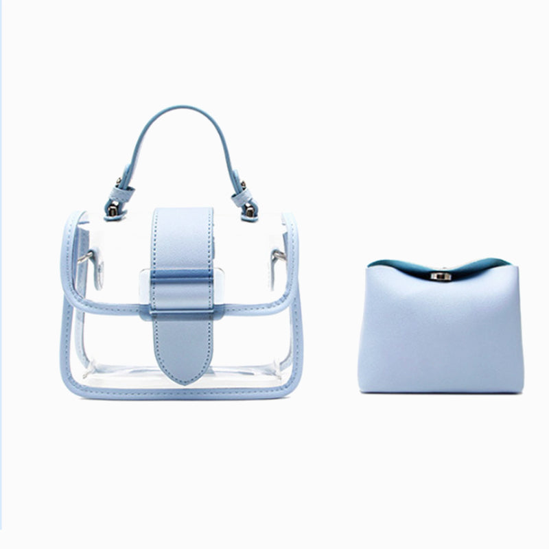 Ladies pvc transparent bag
