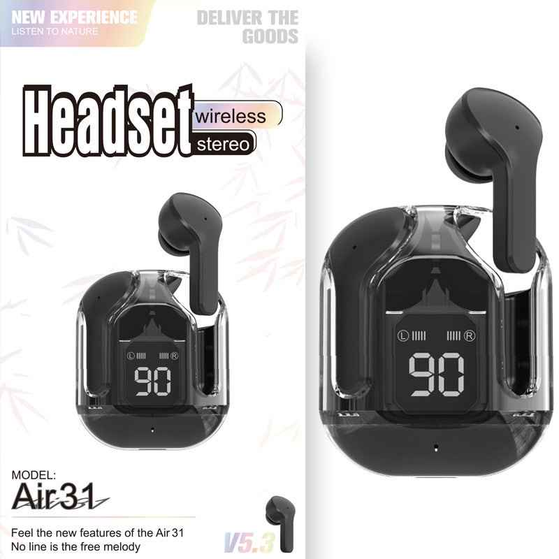Bluetooth Wireless Earbuds with Digital Display
