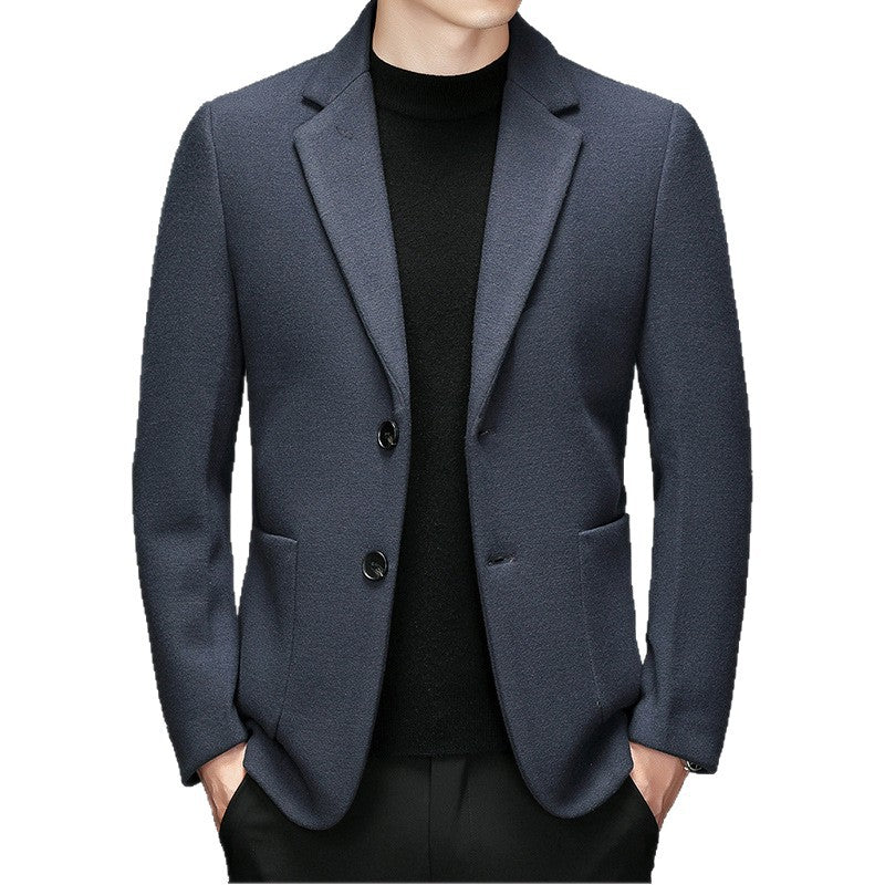 Mens Wool Suit Jacket For Fall And Winter