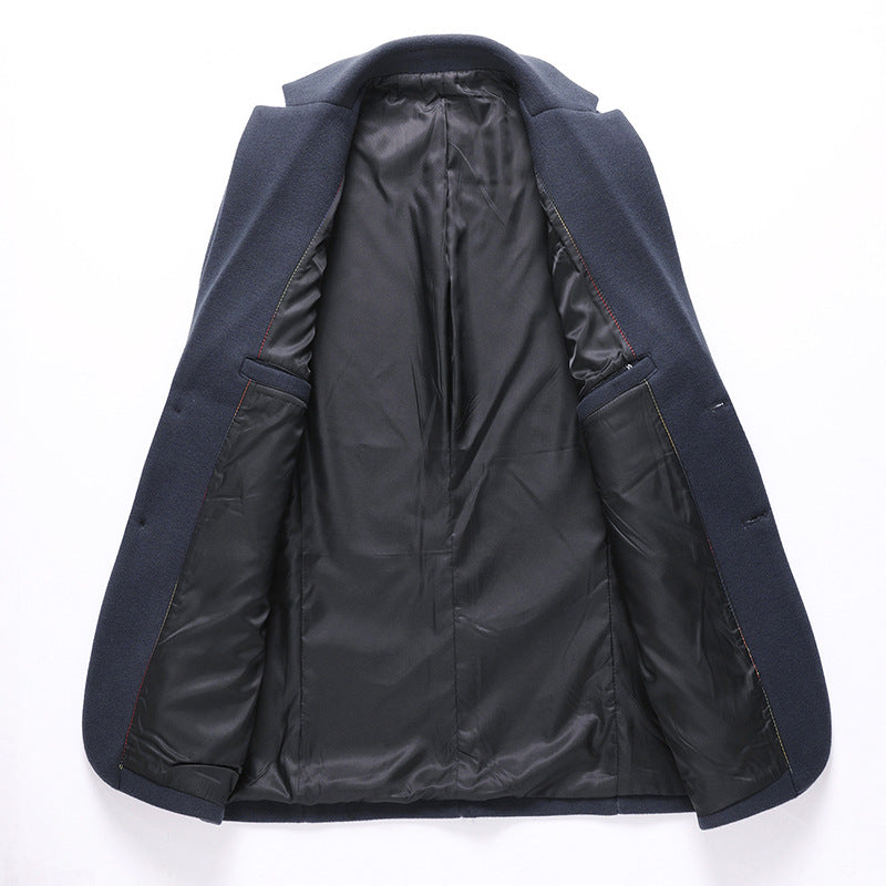 Mens Wool Suit Jacket For Fall And Winter