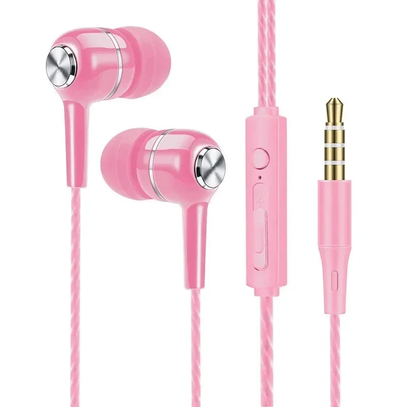 3.5mm Wired In-Ear Headphones with Mic