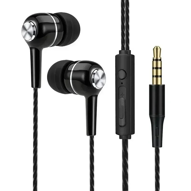 3.5mm Wired In-Ear Headphones with Mic