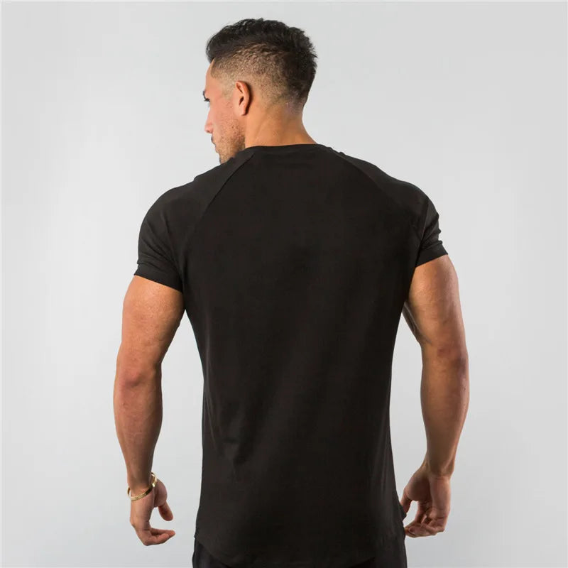 Casual Men’s Short Sleeve Gym T-Shirt