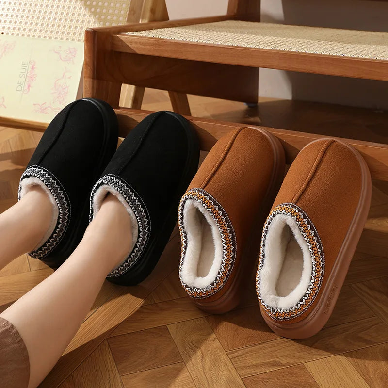 New Fashion Fluffy Platform Slippers for Women