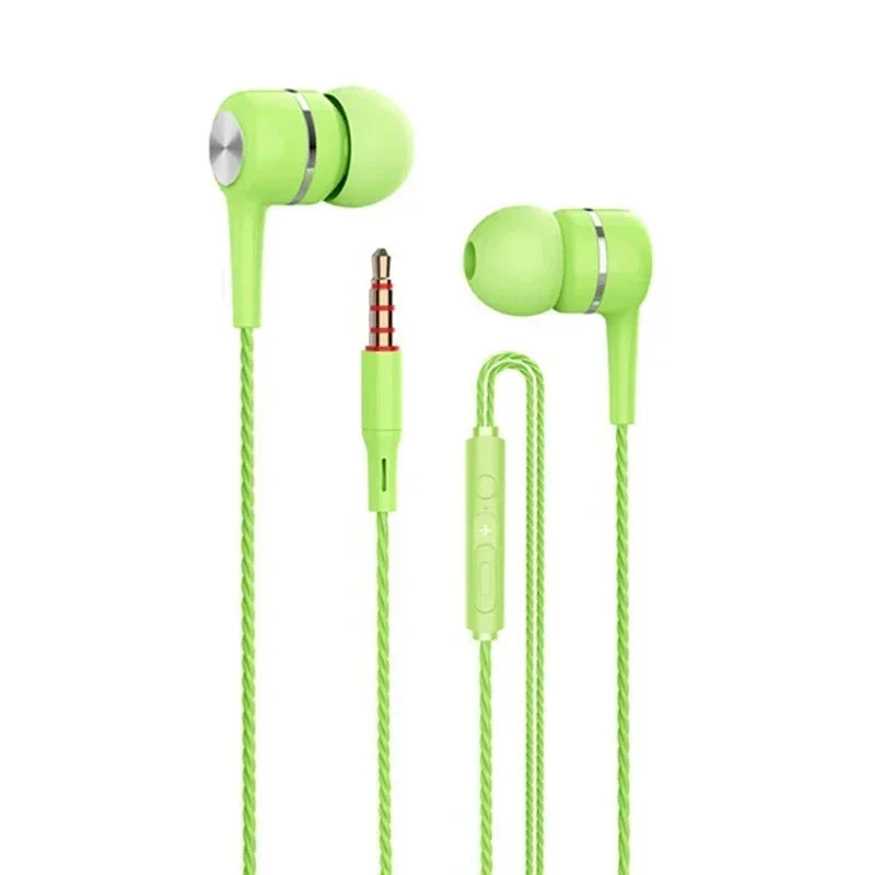 3.5mm Wired In-Ear Headphones with Mic