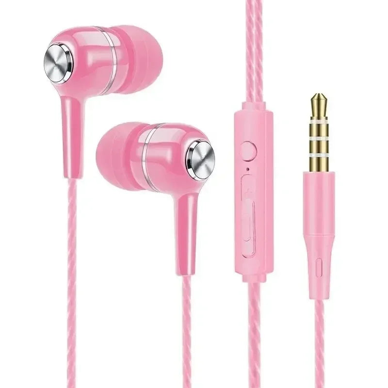 3.5mm Wired In-Ear Headphones with Mic