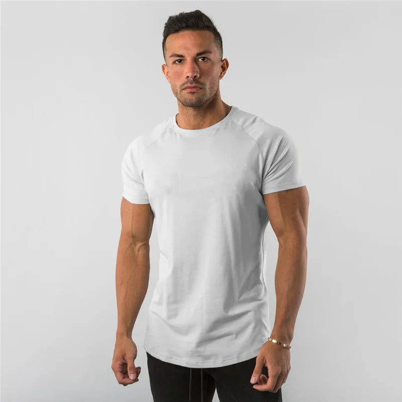 Casual Men’s Short Sleeve Gym T-Shirt