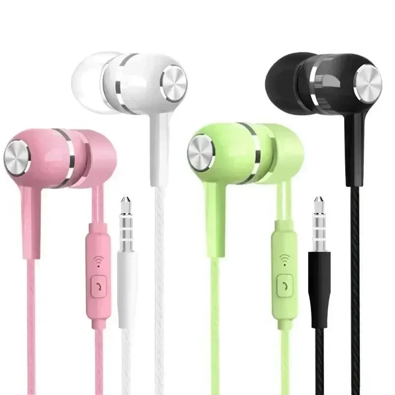3.5mm Wired In-Ear Headphones with Mic