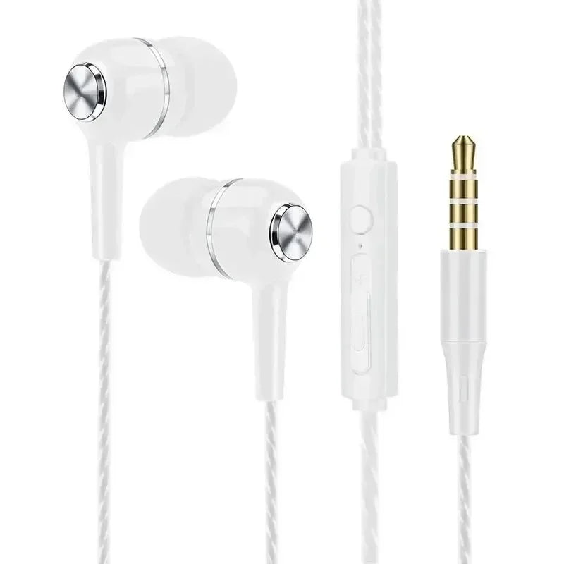 3.5mm Wired In-Ear Headphones with Mic