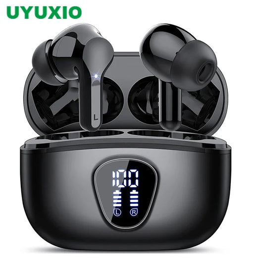 UYUXIO BT 5.4 LED Wireless Earbuds