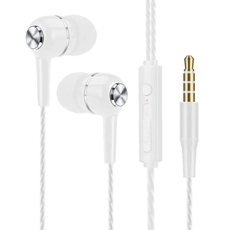 3.5mm Wired In-Ear Headphones with Mic