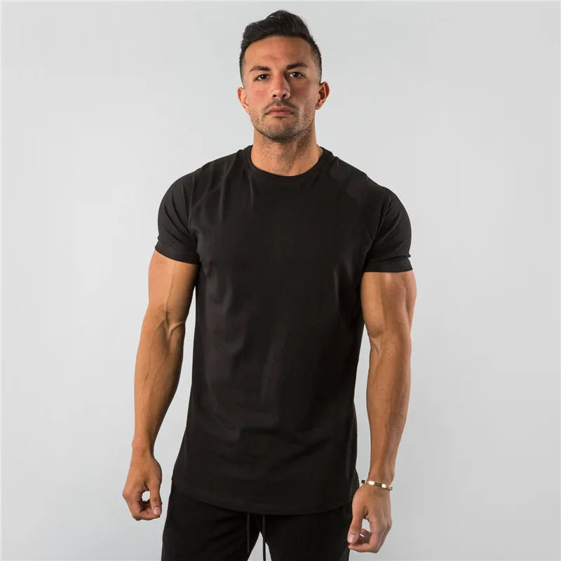 Casual Men’s Short Sleeve Gym T-Shirt