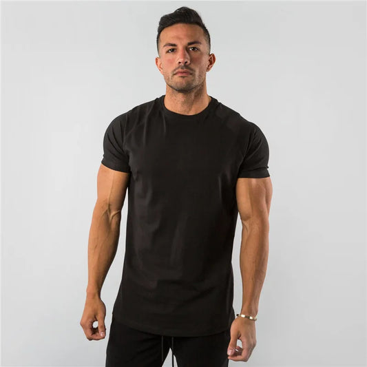 Casual Men’s Short Sleeve Gym T-Shirt