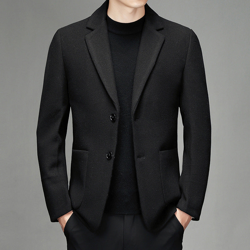 Mens Wool Suit Jacket For Fall And Winter