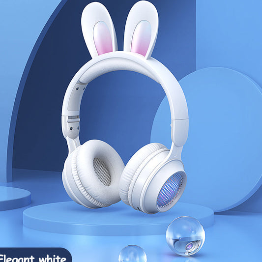 Luminous Rabbit Ear Bluetooth Headphones